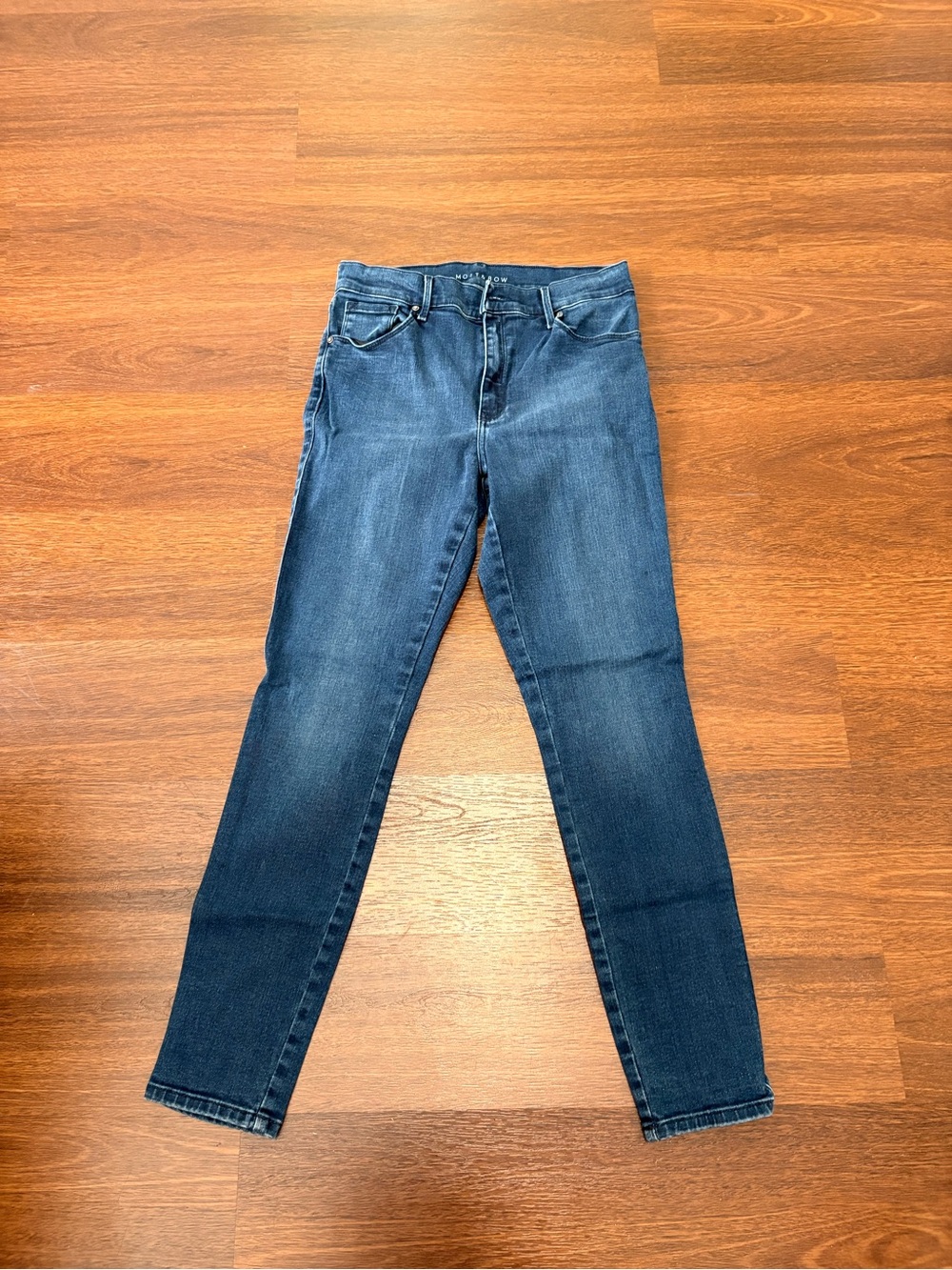 Mott & Bow Women's Dark Indigo Skinny Jeans — Stretch Slim Fit